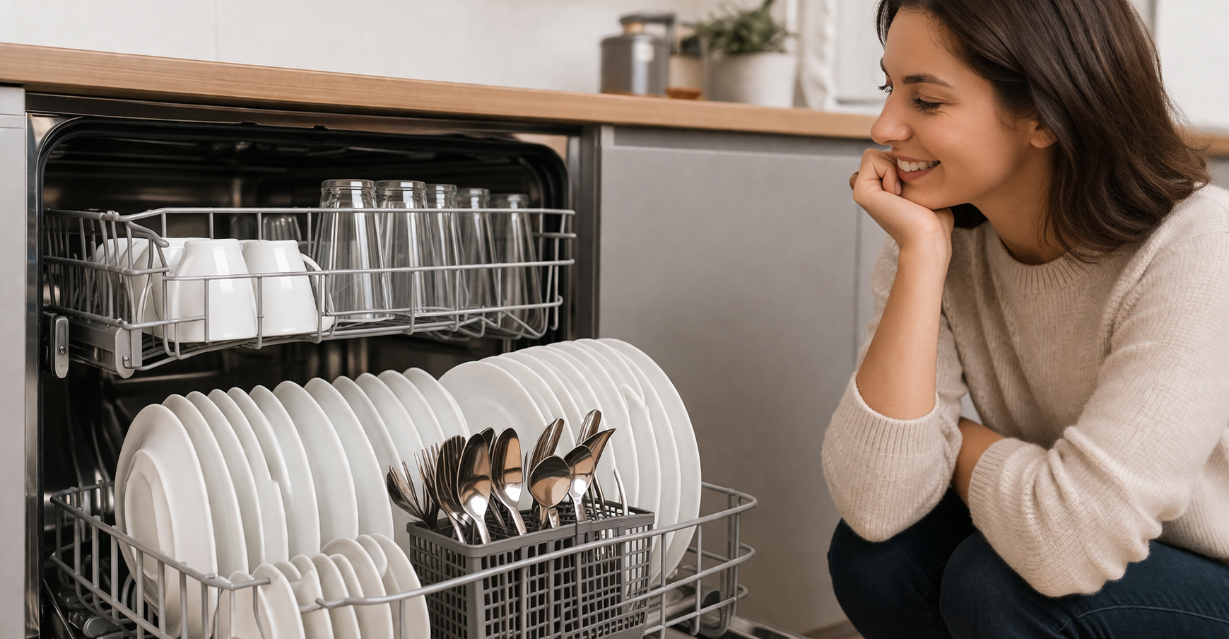 quantas peças cabem em uma lava-louças de 8 serviços