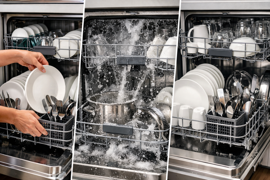 como funciona uma lava-louças de 10 serviços